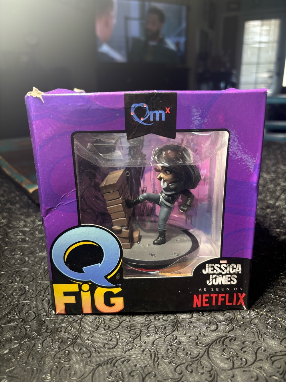 New Q-Fig Jessica Jones Collectible Figure - Purple Packaging